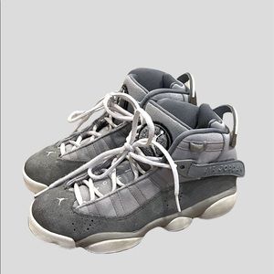 Jordan 6 Rings BG Matte Silver Boys Size 5